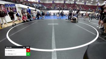 100 lbs Round Of 16 - Raegan Hanes, Norman Grappling Club vs Hunter Villines, Weatherford Youth Wrestling