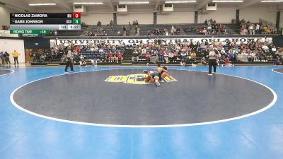 157 lbs 1st Place Match - Gabe Johnson, Central Oklahoma vs Nicolas Zamora, Maryville