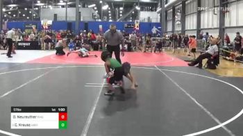 57 lbs 5th Place - Dylan Neureuther, Ringers vs Chestyn Krausz, Aberdeen Youth Wrestling Club