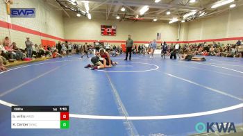 138 lbs Quarterfinal - Brooklyn Willis, Wagoner Takedown Club vs Kadence Center, Springdale Youth Wrestling