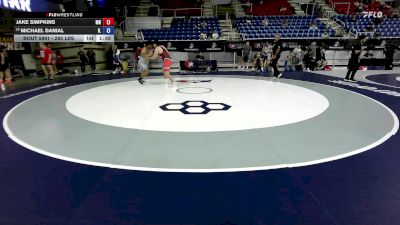 285 lbs Cons. Sub-rd Of 16 - Jake Simpkins, MN vs Michael Danial, IL