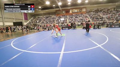 53 kg Champ. Rd Of 64 - Kara-Lynn Dover, Roundtree Wrestling Academy vs Reagan Mathers, Valiant College Preparatory
