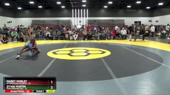 80 lbs Round 3 (8 Team) - Marky Mobley, CP Wrestling Academy vs Zy`ion Martin, Team Missouri (MO)