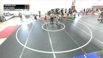 125 lbs Round 2 - Cheyenne Swift, Threshold WC vs Dylan Yamada, SoCal Hammers