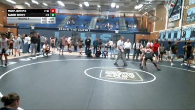 102-110 lbs Round 1 - Tatum Berry, Syracuse Titans Wrestling vs Mark Jenkins, Grantsville Youth Wrestling Cl