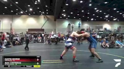 220 lbs Round 3 (6 Team) - Austin George, Ares Black vs Iban Contreras, Mi Mafia Black