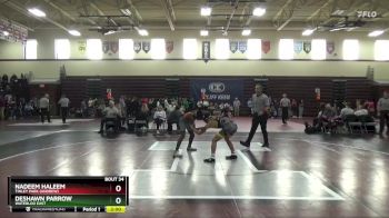 120 lbs Round 1 - Nadeem Haleem, Tinley Park (Andrew) vs DeShawn Parrow, Waterloo East