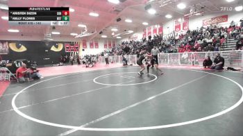 140 lbs Quarterfinal - Kelly Flores, Westminster vs Kristen Dizon, Corona