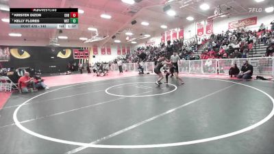 140 lbs Quarterfinal - Kelly Flores, Westminster vs Kristen Dizon, Corona