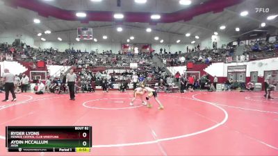 85 lbs Round 3 - Aydin McCallum, Avon vs Ryder Lyons, Monroe Central Club Wrestling