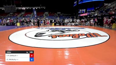 136 lbs Quarters - Paisley DeNault, MI vs Corynne McNulty, MA