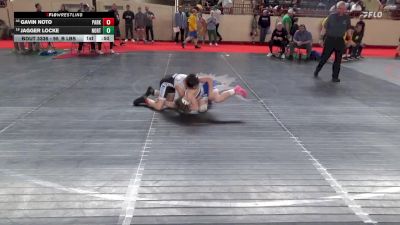 95_B lbs 7th Place - Gavin Noto, Parkland vs Jagger Locke, North East