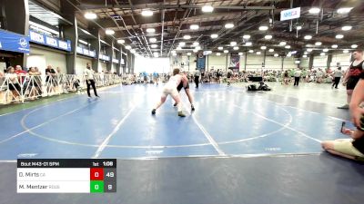 220 lbs Rr Rnd 1 - Derik Mirts, Combat Athletics vs Mason Mentzer, Roughnecks