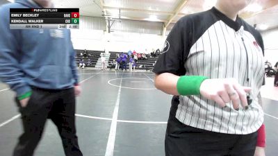 145 lbs Rr Rnd 1 - Kendall Walker, Collinsville HS Girls vs Emily Beckley, Broken Arrow Girls HS