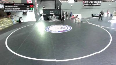 All Cadet Boys Freestyle Lower - 106 lbs Cons. Round 3 - Bryan Del Angel, Club Lucha Wrestling vs Jonathan Quezada, Panthers Academy Of Wrestling