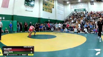 145 lbs Cons. Round 2 - Kai Ortiz, Fullerton vs Isiah Mota, Western