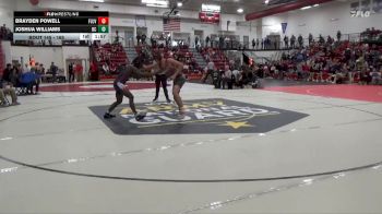 165 lbs Cons. Round 2 - Brayden Powell, Fulton (H.S.) JV vs Joshua Williams, Davenport Central