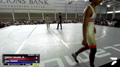 120 lbs Cons. Round 5 - Timothy Walker, Jr., CA vs Cole Cronan, CA