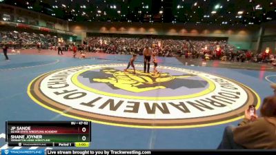 47-52 lbs Round 3 - Shane Joyner, Yerington Lions Wrestling vs Jp Sande, Silver State Wrestling Academy