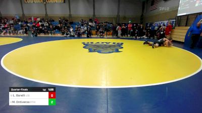 178 lbs Quarterfinal - Larry Borelli, Los Banos vs Mason Ontiveros, Pitman