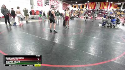 165 lbs Cons. Round 3 - Carter Adams, South Torrance vs Gannan Erickson, Long Beach Wilson