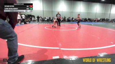 72 lbs Consi Of 4 - Ryker Byrd, OK Elite 12U 2 vs Luke Mcelhenny, Best Trained 12U