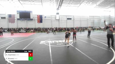 130 lbs Consolation - Alexandra Espinosa, Coachella Valley WC vs Emily Alvarez, Eastvale Elite WC