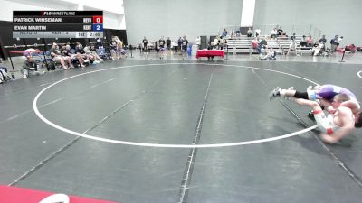 113 lbs Patrick Winseman, New York vs Evan Martin, Kentucky