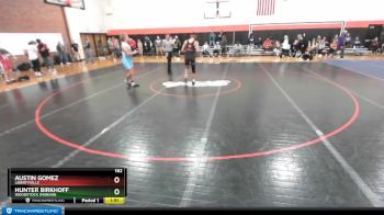 182 lbs Cons. Round 2 - Austin Gomez, LIBERTYVILLE vs Hunter Birkhoff, Woodstock (MARIAN)