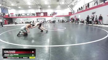 149 lbs Cons. Round 5 - Eyan Chavez, Western Colorado vs Aidan Callahan, Chadron State