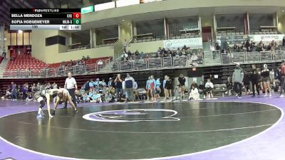 135 lbs Round 1 (3 Team) - Sofia Hoegemeyer, Millard West vs Bella Mendoza, Crismon High School