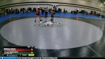 174 lbs Cons. Round 4 - Tyler Bodovetz, Ohio Wesleyan vs Ronald Solis, Rochester University