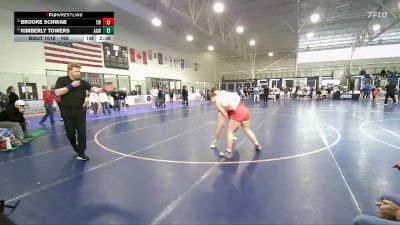 165 lbs Round 1 - Brooke Schwab, Team Wyoming vs Kimberly Towers, Agon Academy Wrestling