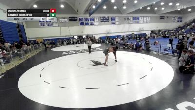 150 lbs Champ. Round 3 - Zander Schaefer, Clovis High vs Owen Abenes, Los Osos High School Wrestling