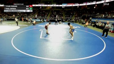 I-160 lbs Cons. Round 2 - Paul Ortega, Watertown vs Tyler Perkins, Ballston Spa