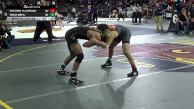 126 lbs Quarterfinal - Antonio Rodriguez, Los Gatos (CC) vs Siraj Sidhu, Del Oro (SJ)