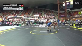 145 lbs Cons. Round 1 - Brooklyn Collingsworth, Columbus Hs vs Abigail Fager, Eudora Hs