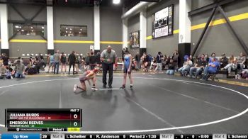 100 lbs Round 3 (4 Team) - Emerson Reeves, Missouri Black vs Juliana Burds, Rocky And The Bullwinkles