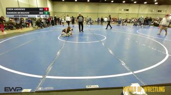 46 lbs Semifinal - Crew Andrews, Regulators 9U 2 vs Dawson McMahon, Shootbox 9U