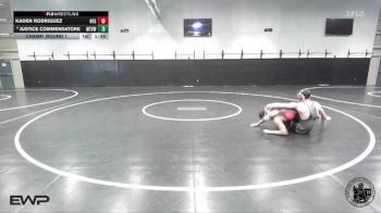 144 lbs Champ. Round 1 - Kaden Rodriguez, Hollister High School vs Justice Commendatore, Mt. View