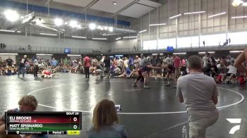 132 lbs Semis & 3rd Wb (16 Team) - Matt Spignardo, Team Palmetto vs Eli Brooks, Indiana Outlaws