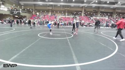 110 lbs Champ. Round 1 - Casen Becker, Black Fox vs Bennett Goentzel, South Central Punisher