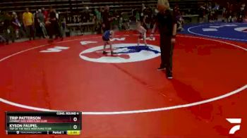 49 lbs Cons. Round 4 - Trip Patterson, Cowboy Kids Wrestling Club vs Kyson Faupel, Top Of The Rock Wrestling Club