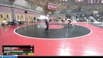 184 lbs Cons. Round 3 - Anthony Incantalupo, Rio Hondo vs Andres Carrillo, Santa Ana College