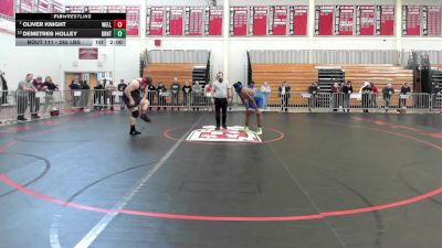 285 lbs Round Of 16 - Oliver Knight, Wellesley vs Demetres Holley, Braintree