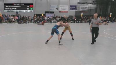150 lbs Cons. Sub-semis - Apollo Cardenas, The Best Wrestler vs Jacob Sutphin, King Select