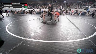 52 lbs Semifinal - Kayde Legg, Keystone Kids Wrestling Club vs Hendrix Kane, Rough Riders