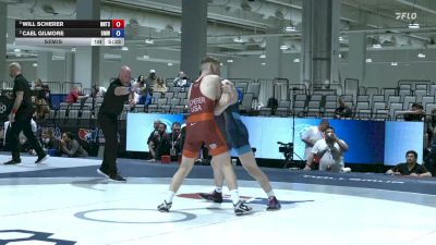 77 kg Semis - Will Scherer, NMU-National Training Center vs Cael Gilmore, Beast Mode Wrestling