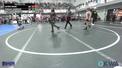 110 lbs Quarterfinal - Layten Cross, Brushy Wrestling Club vs Di'Imago Anderson, ICEFIGHTER U
