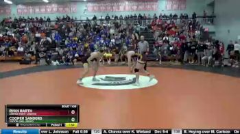 145 lbs Semifinal - Cooper Sanders, Vinton-Shellsburg vs Ryan Barth, Center Point-Urbana